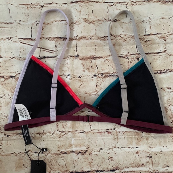 Tavik triangle color block bikini top - Picture 2 of 4